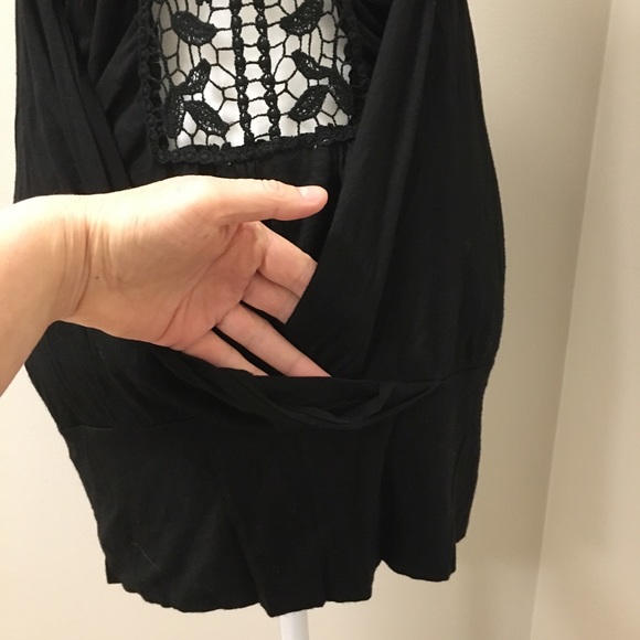 ARDEN B black long tank top - Picture 3 of 4